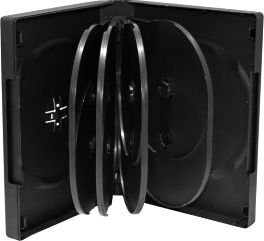 MediaRange BOX35-10 DVD-etui 10 disker Sort Plast 120 mm 33 mm