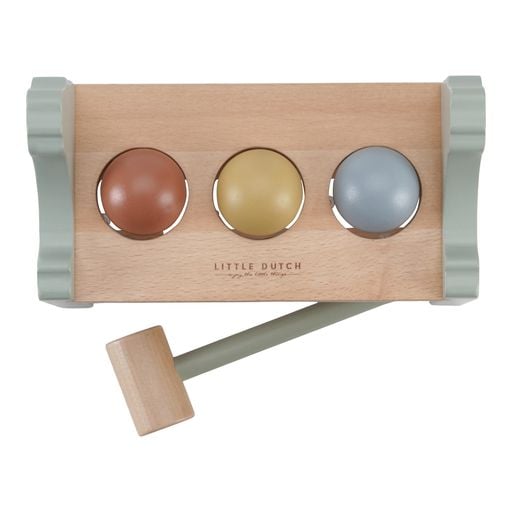 Little Dutch Pounding Bench with rolling balls Little Farm  LD7146 