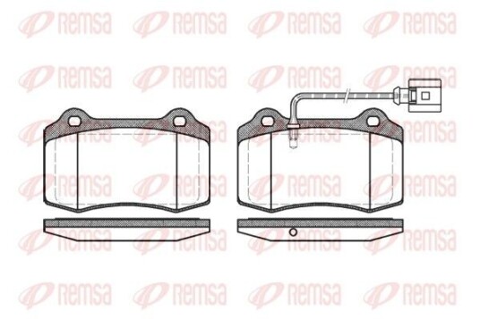 Bremseklosser REMSA 0434.01 Bremseklosser REMSA 0434.01