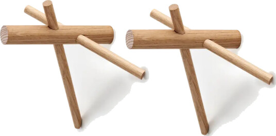 Normann Copenhagen Sticks knagg natur 2-pakk Normann Copenhagen Sticks knagg natur 2-pakk