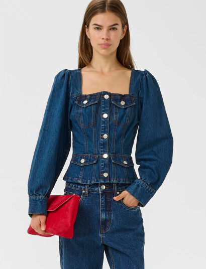 Gestuz Gzsamia Top Blue 40 Gestuz Gzsamia Top Blue 40