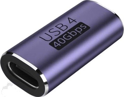 NÖRDIC USB4 forlengelsesadapter hunn til hunn 40G 8K60Hz PD100W