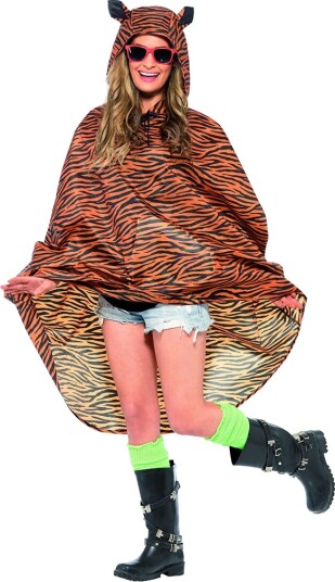 Tiger Poncho - onesize