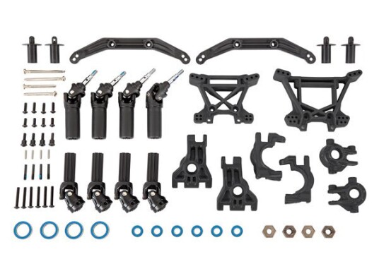 Traxxas 9080 Upgrade Kit Heavy Duty Black Hoss Rustler Slash