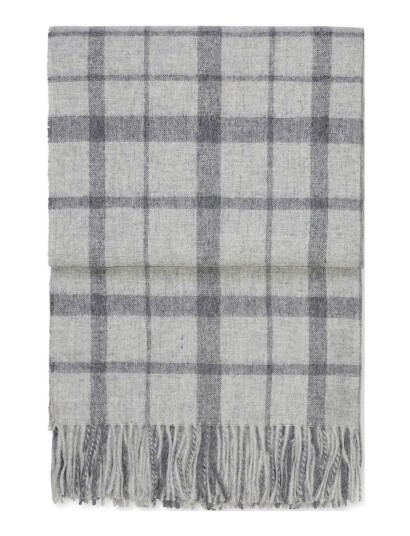 Elvang Tweed Plaid Grey 130X200CM