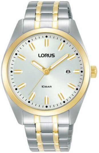 Lorus Herreklokke RH978PX9 Dress Hvit/Gulltonet stål Ø39 mm Lorus Herreklokke RH978PX9 Dress Hvit/Gulltonet stål Ø39 mm