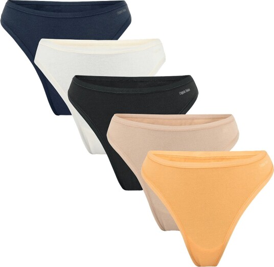 Organic Basics | Core Thong 5 Pack | XS Organic Basics | Core Thong 5 Pack | XS