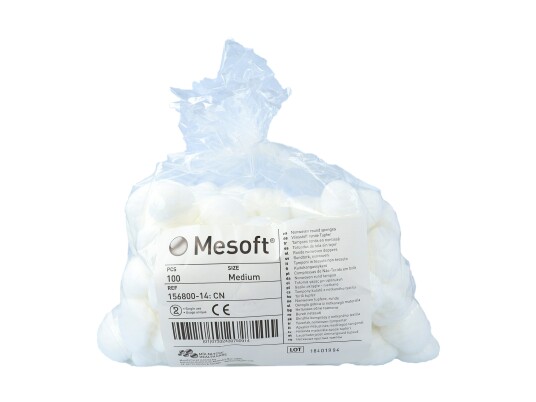 Mesoft Usterile tupfere Medium 100 stk. Mesoft Usterile tupfere Medium 100 stk.