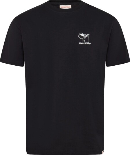 Revolution Printed T Shirt   BLACK   M