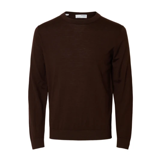 Selected Homme Herre Strikkevarer Brun S,