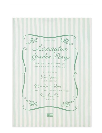 Lexington Home Garden Party Org Cotton Kitchen Towel - Green - 50X70 Lexington Home Garden Party Org Cotton Kitchen Towel - Green - 50X70