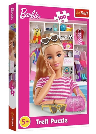 Trefl Puslespill 100 Brikker Møt Barbie Trefl Puslespill 100 Brikker Møt Barbie