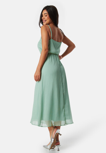 VILA Visiantha strap midi dress Swamp 36