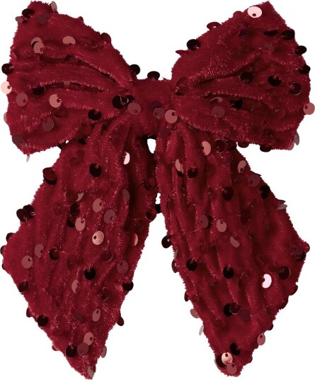 name it Nkfrijoy Bow Hairelastic RED DAHLIA One Size