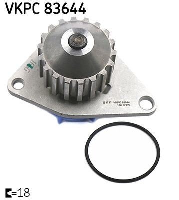 SKF VKPC 83644 Vannpumpe
