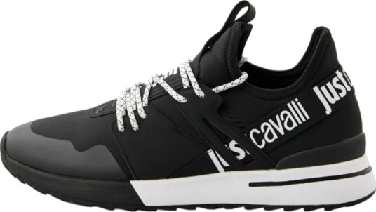 Just Cavalli Herre Sko Svart 45 EU,
