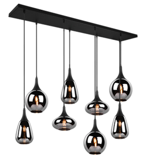 Trio Lighting Lumina takpendel 8 lys - Svart Trio Lighting Lumina takpendel 8 lys - Svart