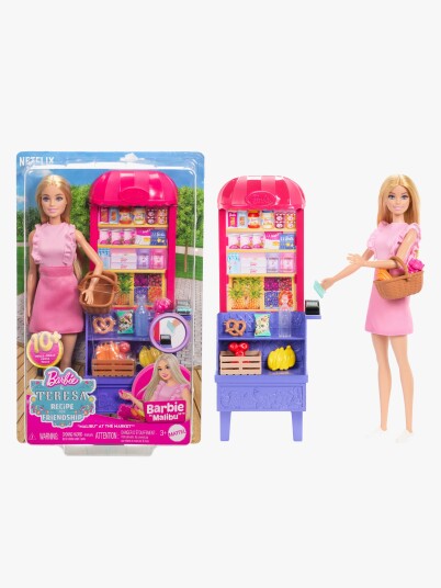 Barbie and Teresa Recipe for Friendship Malibu at the Market Doll and Playset Barbie and Teresa Recipe for Friendship Malibu at the Market Doll and Playset