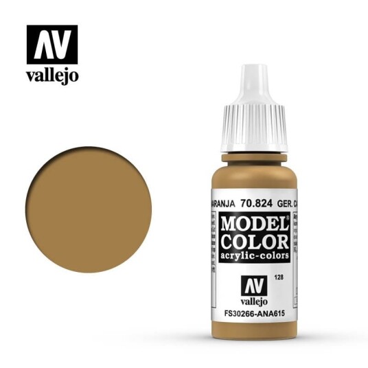 Vallejo 70.824 Modellfarge Tysk Kamuflasje Orange Ochre 17ml