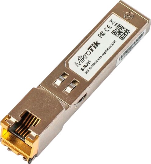 MikroTik S-RJ01 SFP-modul 1.25 Gbps 100m