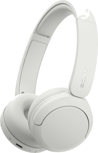 Sony WH-CH535 trådløse on-ear hodetelefoner Hvit