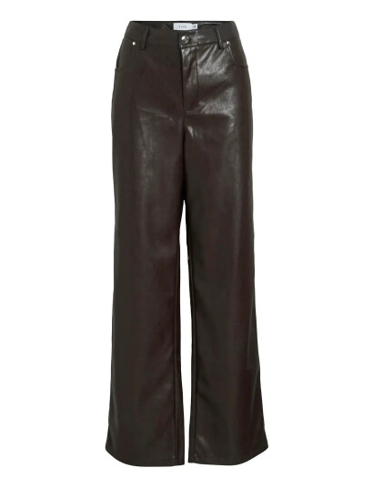 Vila Vielana Hw Freya Loose Pants - Brown - 40