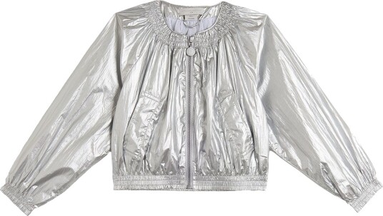 Stella McCartney Kids Jakke Sølv Stella McCartney Kids 14 år (164) Overgangsjakke Grå