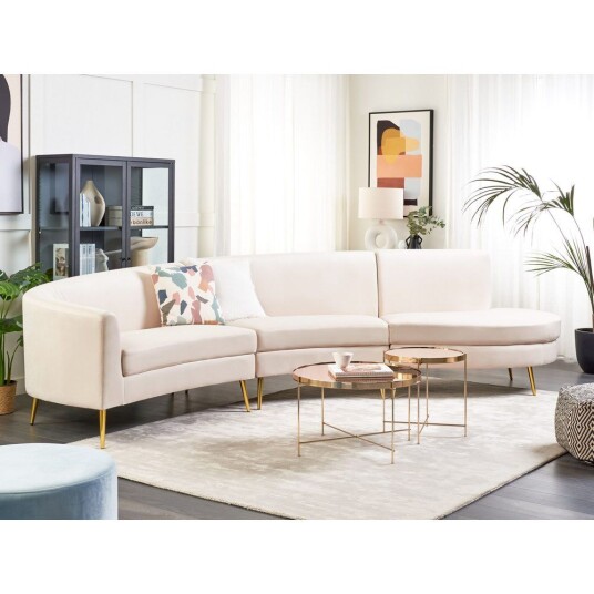 U formet sofa Moss Beige Gull