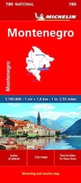 Montenegro - Michelin National Map 780 Montenegro - Michelin National Map 780