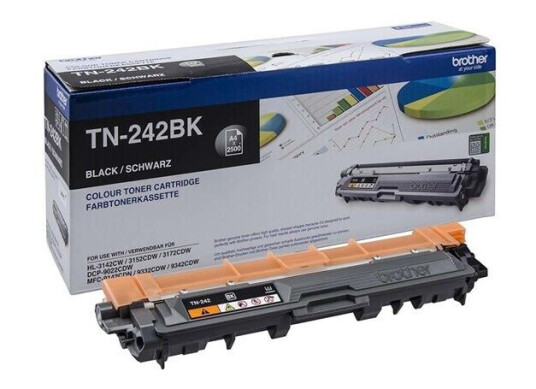 Brother TN242BK - Black Laser Toner - Laser toner Svart