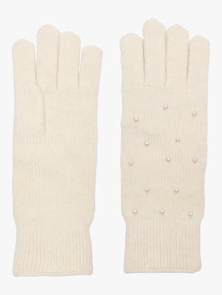 Kids Only Chyna Life Knit Soft Gloves Hvit ONE SIZE
