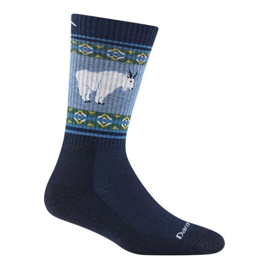 Darn Tough Women"s Vanna Grizzle Boot Hiking Socks  Goat Blue Small