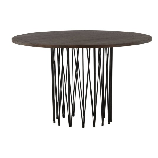 Furniture Fashion Stone spisebord Ø120cm svart, brun. 1711790-01-0 1711793-01-0
