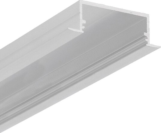 Topmet 1m aluminiumsprofil VARIO30 06 ACDE 9/U9 Ubehandlet aluminium innfelt LED skinne