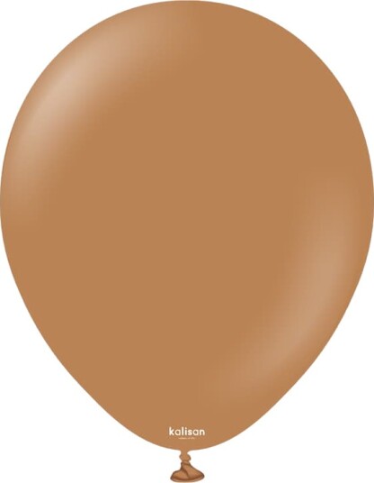 Ballongkungen Kalisan Latexballonger Standard Caramel Brown 30 cm 10 stk BK1122346 10 Ballongkungen Kalisan Latexballonger Standard Caramel Brown 30 cm 10 stk BK1122346 10