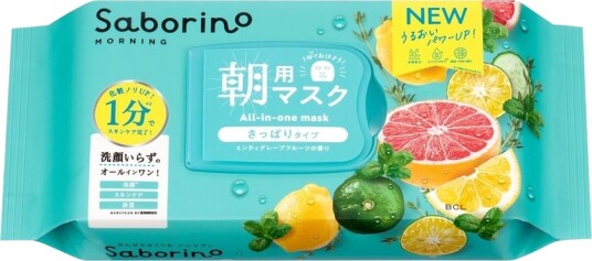 BCL Saborino Morning Facial Sheet Mask Minty Fresh N 30pcs BCL Saborino Morning Facial Sheet Mask Minty Fresh N 30pcs