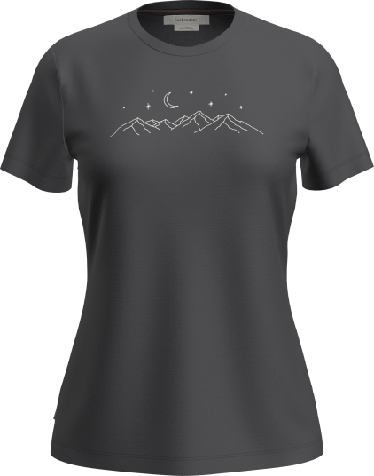 Icebreaker Women Merino 150 Tech Lite Ss Tee Sparkling Stars Obsidian L Icebreaker Women Merino 150 Tech Lite Ss Tee Sparkling Stars Obsidian L
