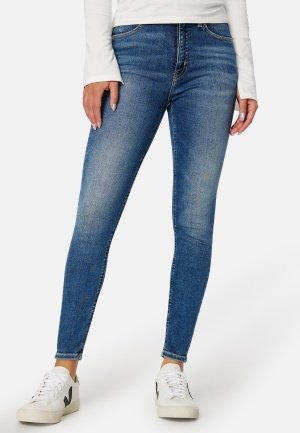 Calvin Klein Jeans High Rise Super Skinny Ankle 1A4 Denim Medium 27 Calvin Klein Jeans High Rise Super Skinny Ankle 1A4 Denim Medium 27