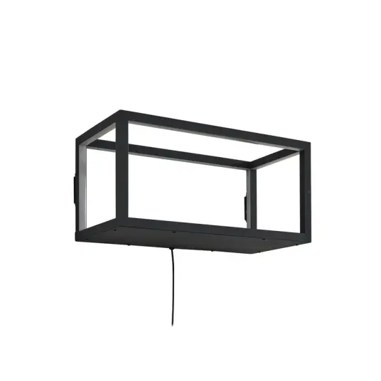 Lindby Birta LED vegglampe stikkontakt hylle 51 cm USB