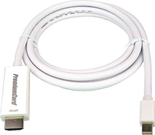 Premiumcord Mini Displayport 1.2–Hdmi 2.0 Kabel For 4Kx2k@60Hz Oppløsning 2 M