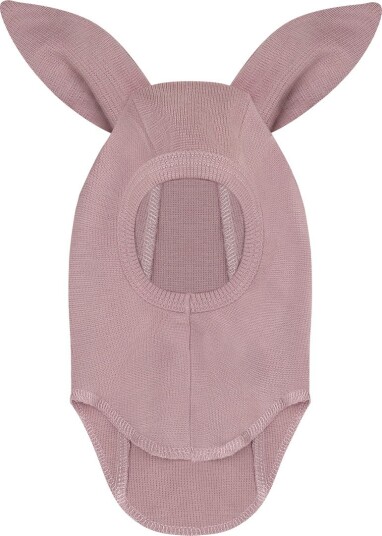 Huttelihut Balaclava   Ull   1 lag   Woodrose m. Ører   Huttelihut   6 12 md   Balaclava   enkel   Rosa   62 80