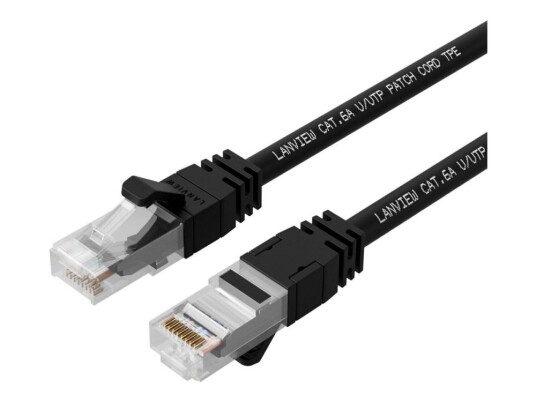 Lanview Smartclick Nettverkskabel Rj-45 Hann Til Rj-45 Hann 30 M 5 Mm Utp Cat 6A Halogenfri Formstøpt Uten Hindringer 10 Gigabit Ethernet Svart Lanview Smartclick Nettverkskabel Rj-45 Hann Til Rj-45 Hann 30 M 5 Mm Utp Cat 6A Halogenfri Formstøpt Uten Hindringer 10 Gigabit Ethernet Svart