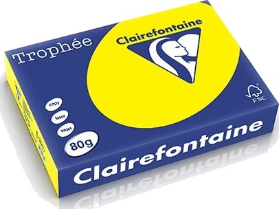 Clairefontaine 1004C Kopiering/Laser/Blekkskriver A4 210X297 Mm 160 G/M² Rød 2,5 Kg 210 Mm