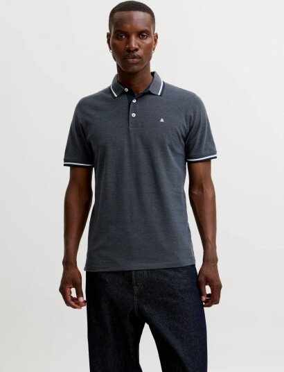 Jack & Jones Jjepaulos Polo Ss Noos Navy M