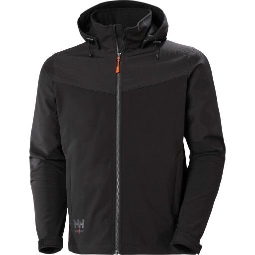 Helly Hansen Oxford Softshelljakke med hette Svart S - Arbeidsjakker Helly Hansen Oxford Softshelljakke med hette Svart S - Arbeidsjakker