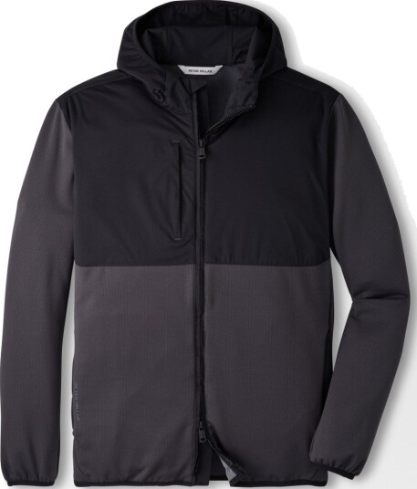 Peter Millar Vail Hoodie Jacket Svart Golfjakke herre Black Large
