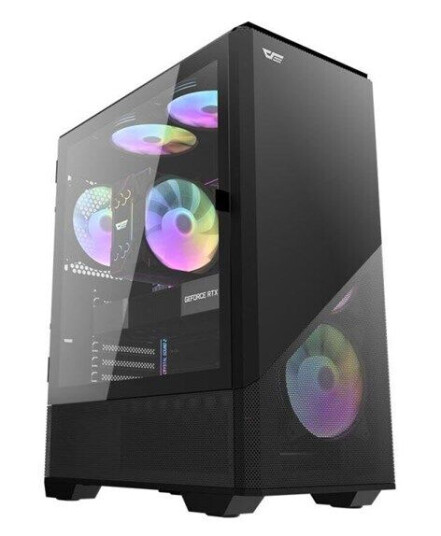 Darkflash DLC31 computer case - Kabinett - Miditower - Blå