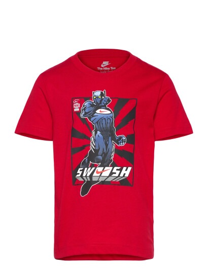Nike Te-S/S Tee - Red - 92/98 Nike Te-S/S Tee - Red - 92/98