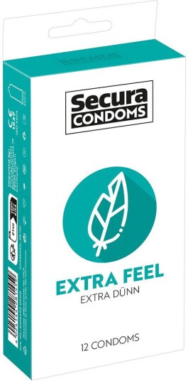 Secura: Extra Feel Kondomer 12 stk