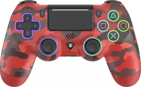 Spawn PlayPro 4 Trådløs PS4-kontroller Rød Camo